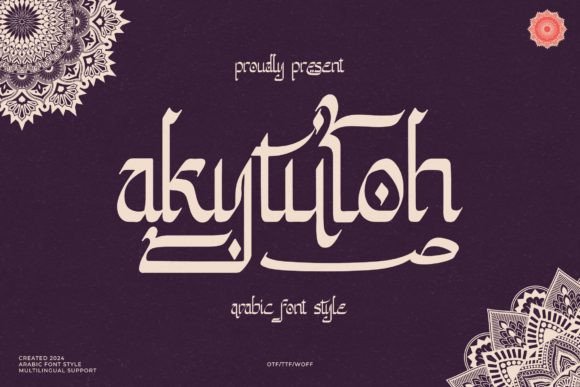 Akytuloh: A Stylish Handwritten Font
