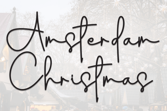 Amsterdam Christmas Font