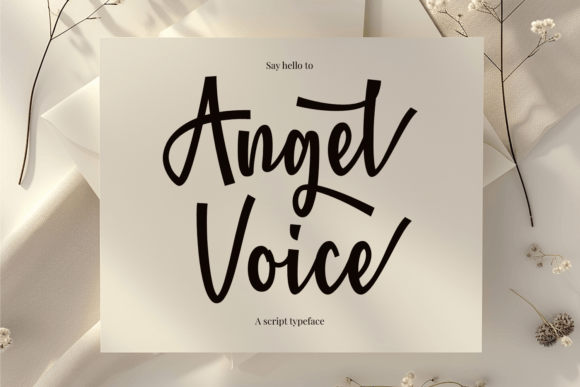 Angel Voice Font for Elegant Design