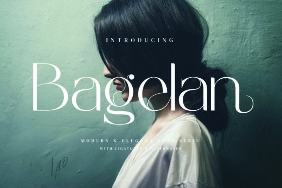 Bagelan: A Minimalist Font for Editorial Design