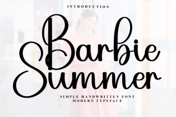 Barbie Summer Font: Elegant Script for Editorial Design