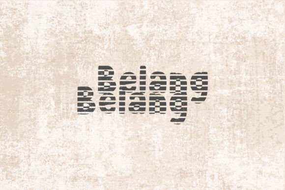 Belang Belang: A Font for Refined Campaigns