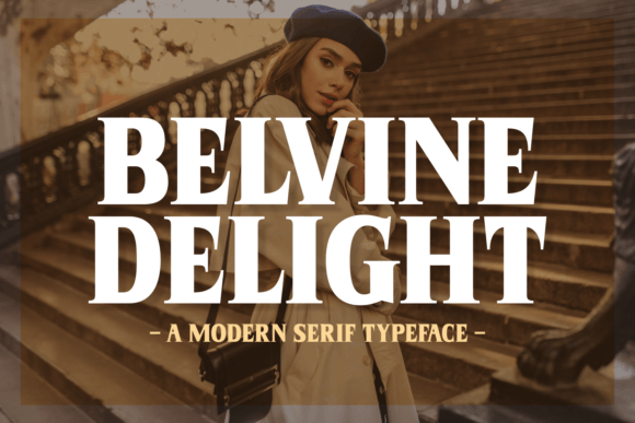 Belvine Delight: A Serif for Elegant Design