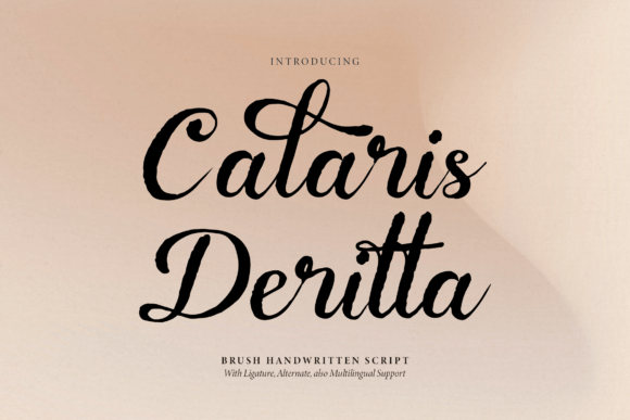 Calaris Deritta: A Creative Font for Digital Marketing