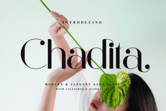 Chadita: A Serif Typeface for Editorial Elegance
