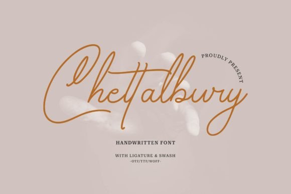 Chettalbury: A Handwritten Font for Web Design