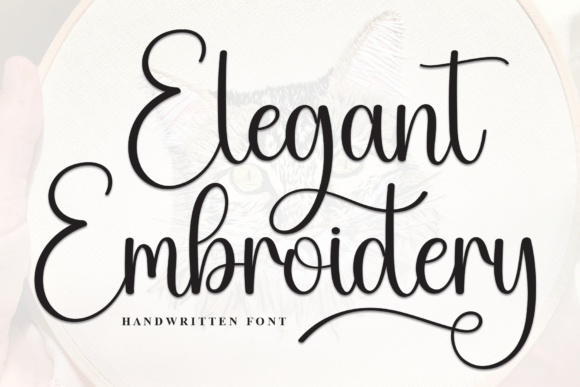 Elegant Embroidery Font for Campaigns