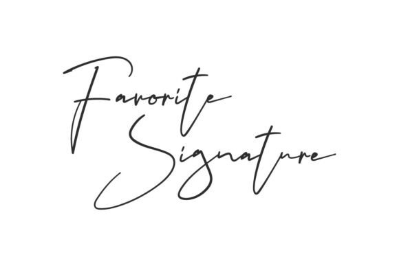 Favorite Signature Font Review