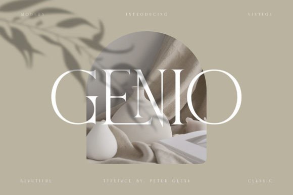 Genio: A Stylish Serif Font