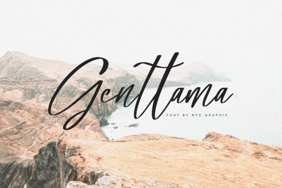 Genttama: Elegant Script Font