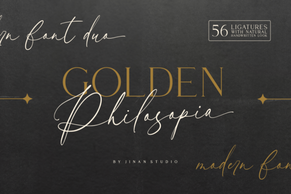 Golden Philosopia Duo Font Review