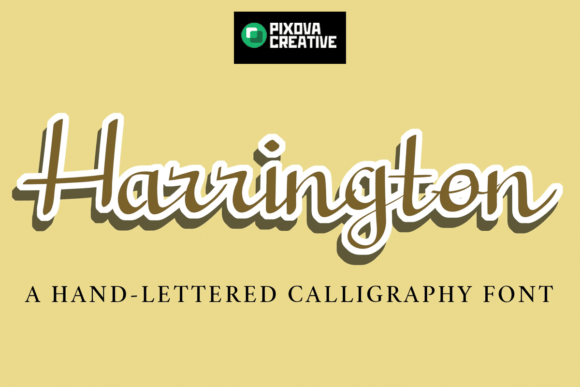 Harrington: A Handwritten Font for Elegant Design