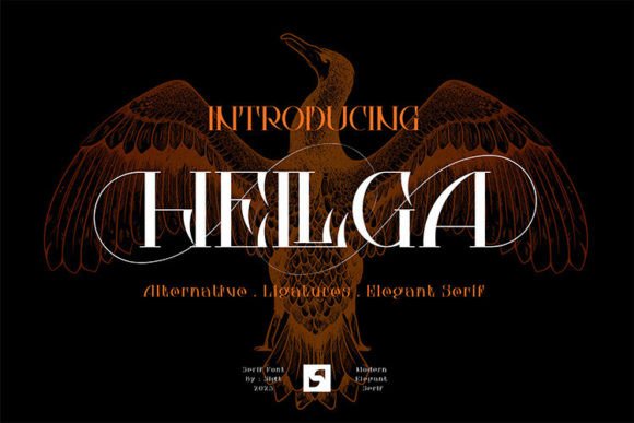 Hellga Typeface: A Gothic Serif for Strong Campaign Statements