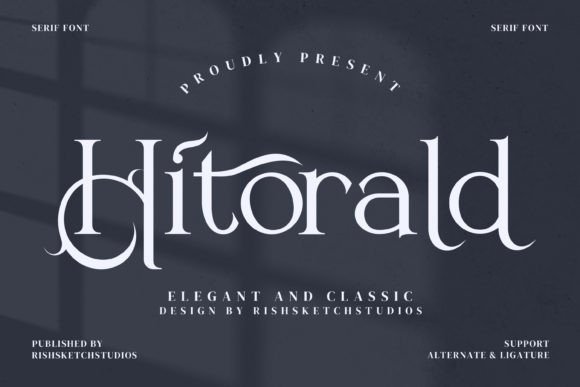 Hitorald: A Luxurious Serif Font for Designers