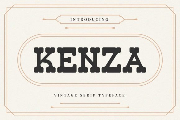 Kenza: A Stylish Serif Font for Modern Web Design