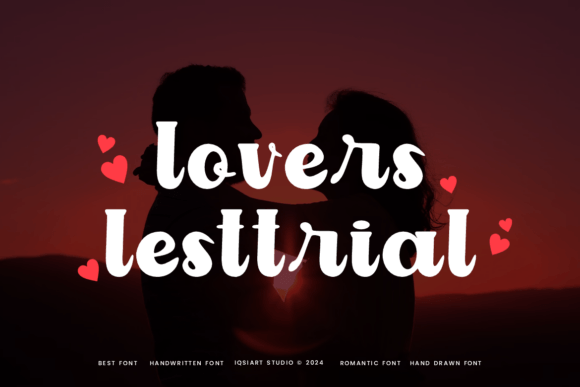 Lovers Lesttrial: A Romantic Script Font
