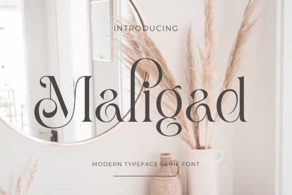 Maligad Font: A Serif Typeface That Elevates Handmade Designs