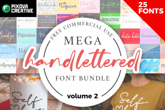 Mega Handlettered Vol. 2 Font