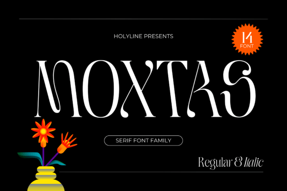 Moxtas: A Playful Serif Font for Modern Branding