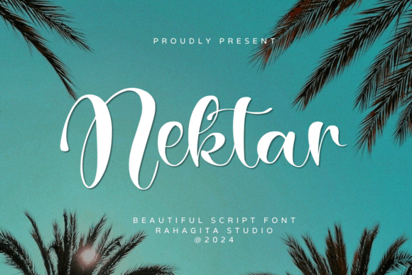 Nektar: A Script Font for Creative Campaigns