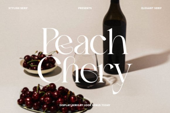 Peach Chery Font: Elevate Your Brand with Timeless Elegance