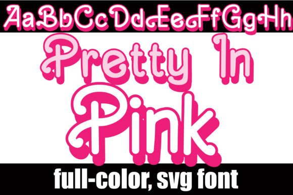 Pretty in Pink: A Playful Typeface for Creative Projects