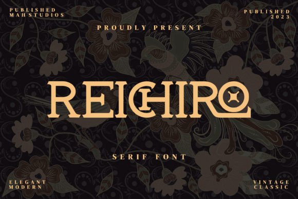 Reichiro: Elegant Serif Font for Craft Projects