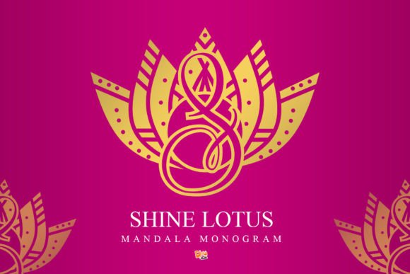 Shine Lotus Mandala Font