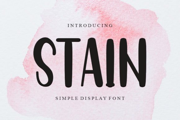 Stain: A Stylish Font for Business Branding