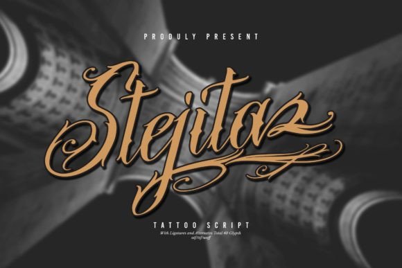 Stejita: A Script Font for Elegant Design